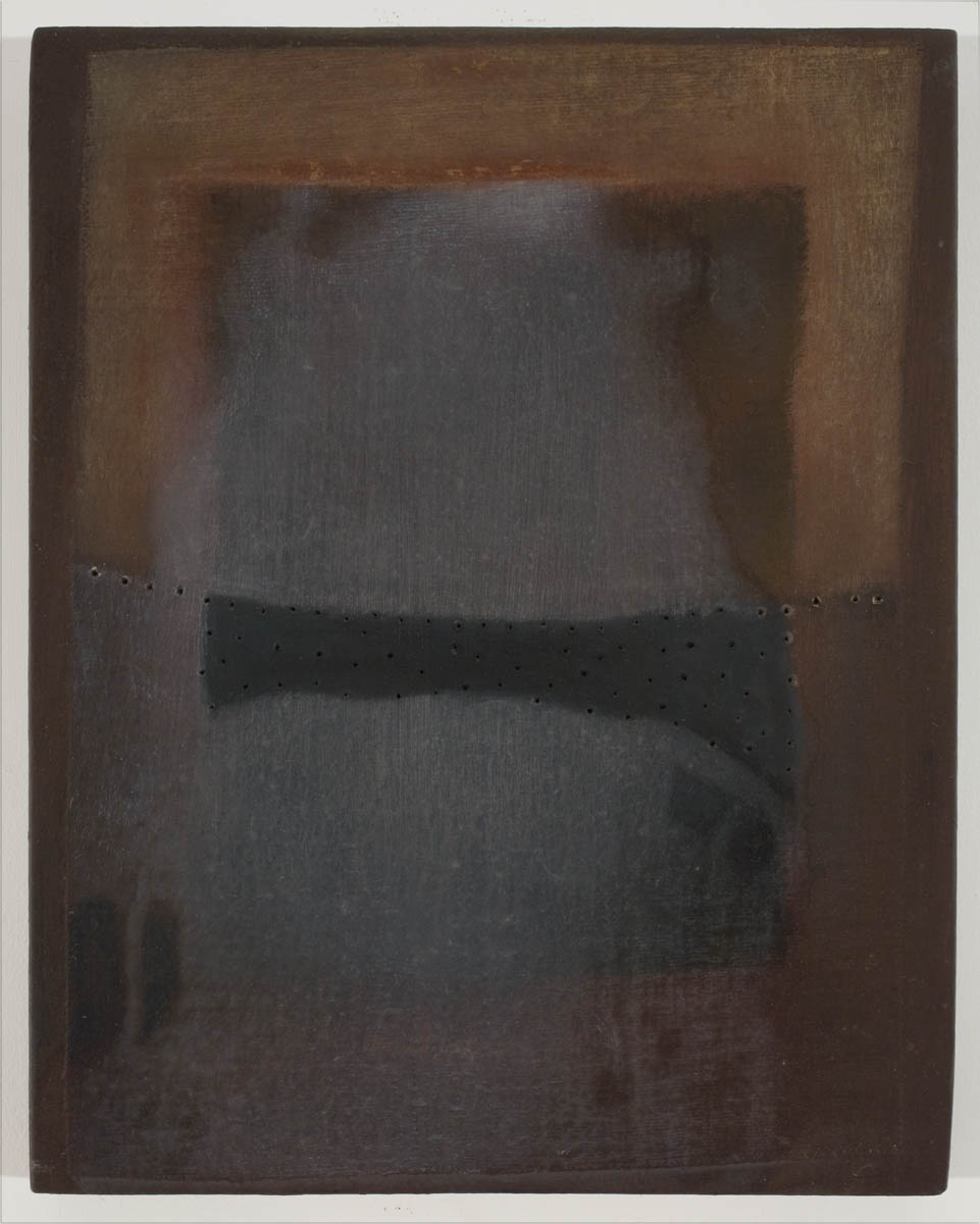 Huile sur toile marouflée sur contreplaqué / Oil on linen mounted on plywood (2007) 33 cm x 33 cm